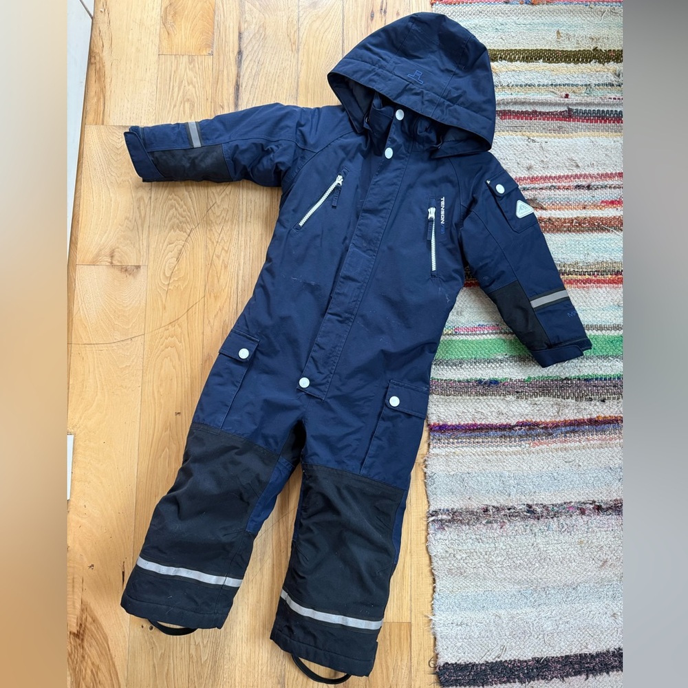 Kids Navy Blue Snowsuit size 4T-5T